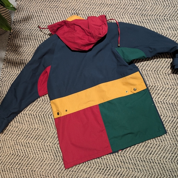 90s Colour Block Jacket Windbreaker - Picture 9 of 14
